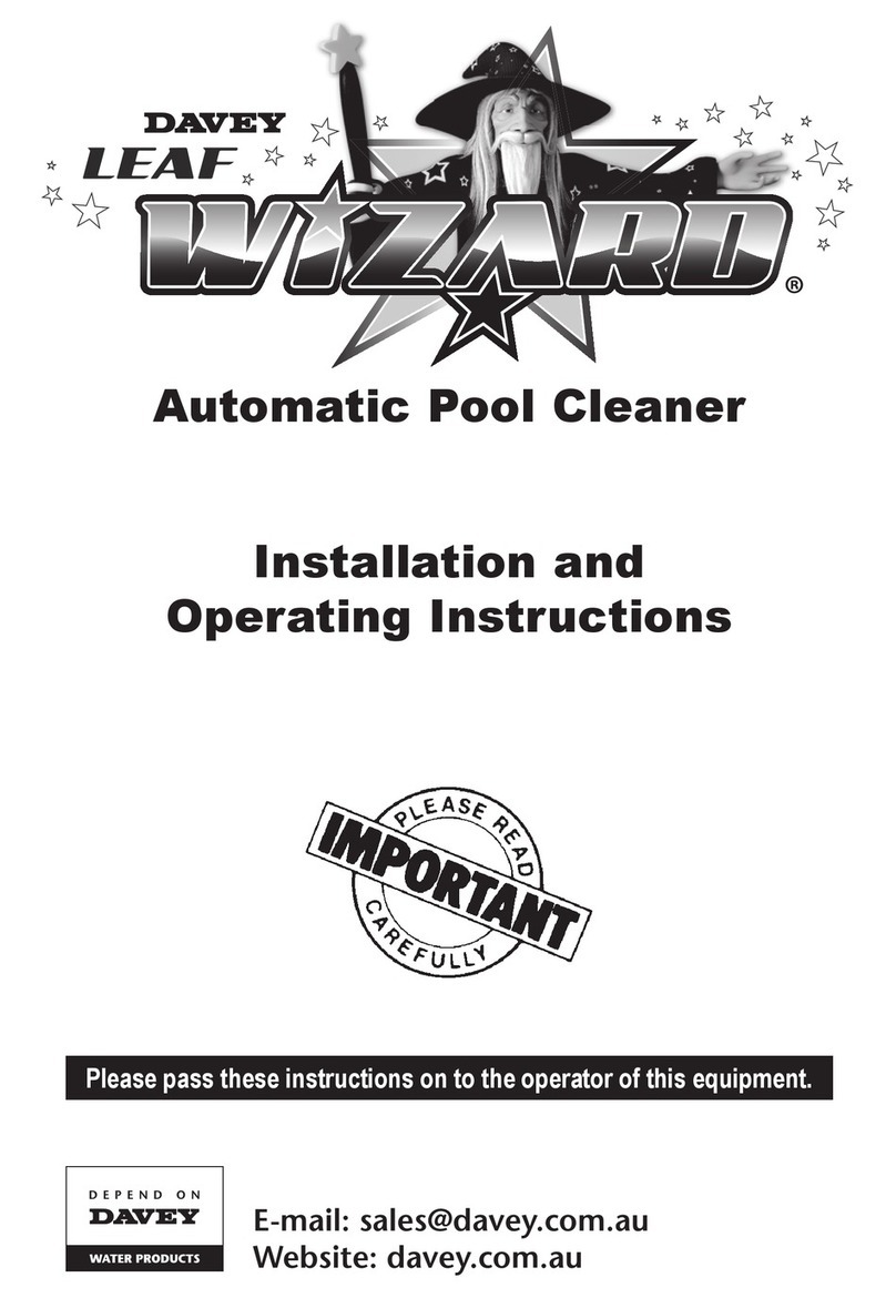 Davey LeafWizard Installation and operating instructions