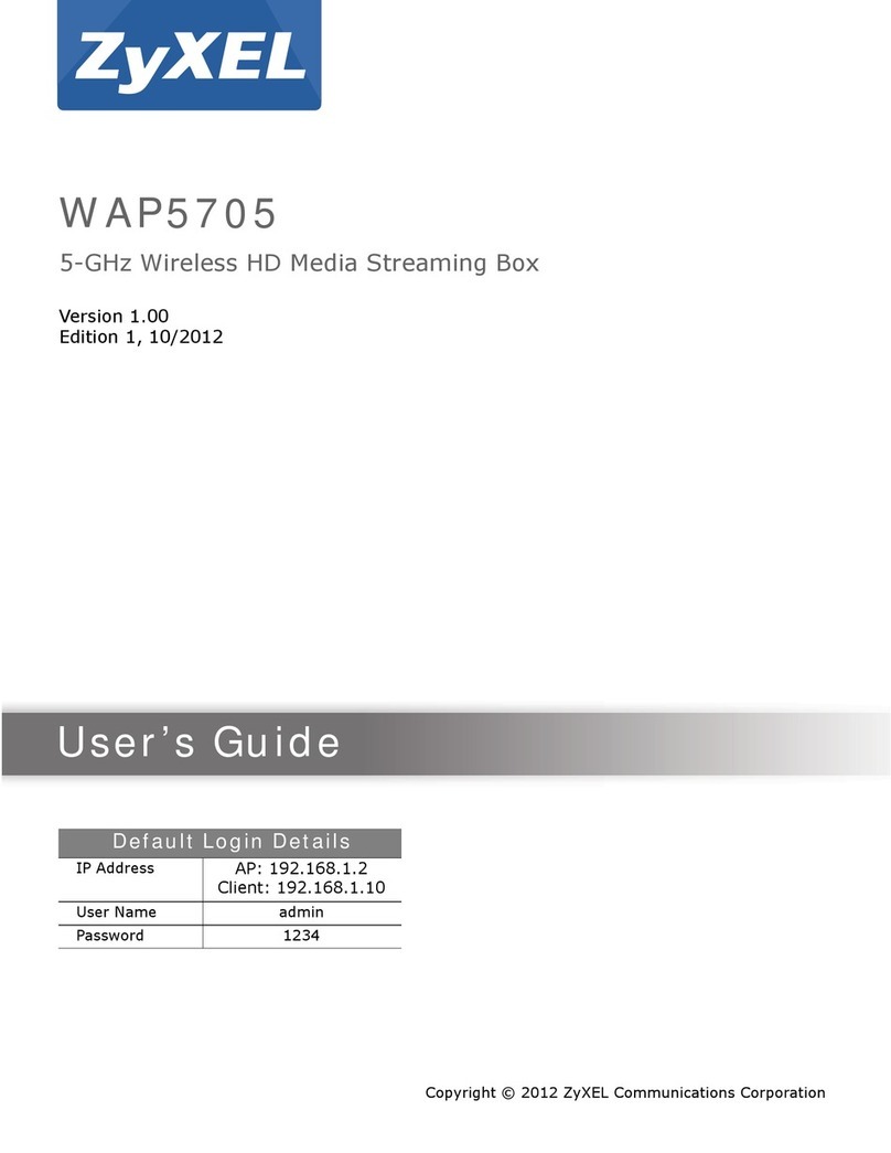 ZyXEL Communications WAP5705 User manual