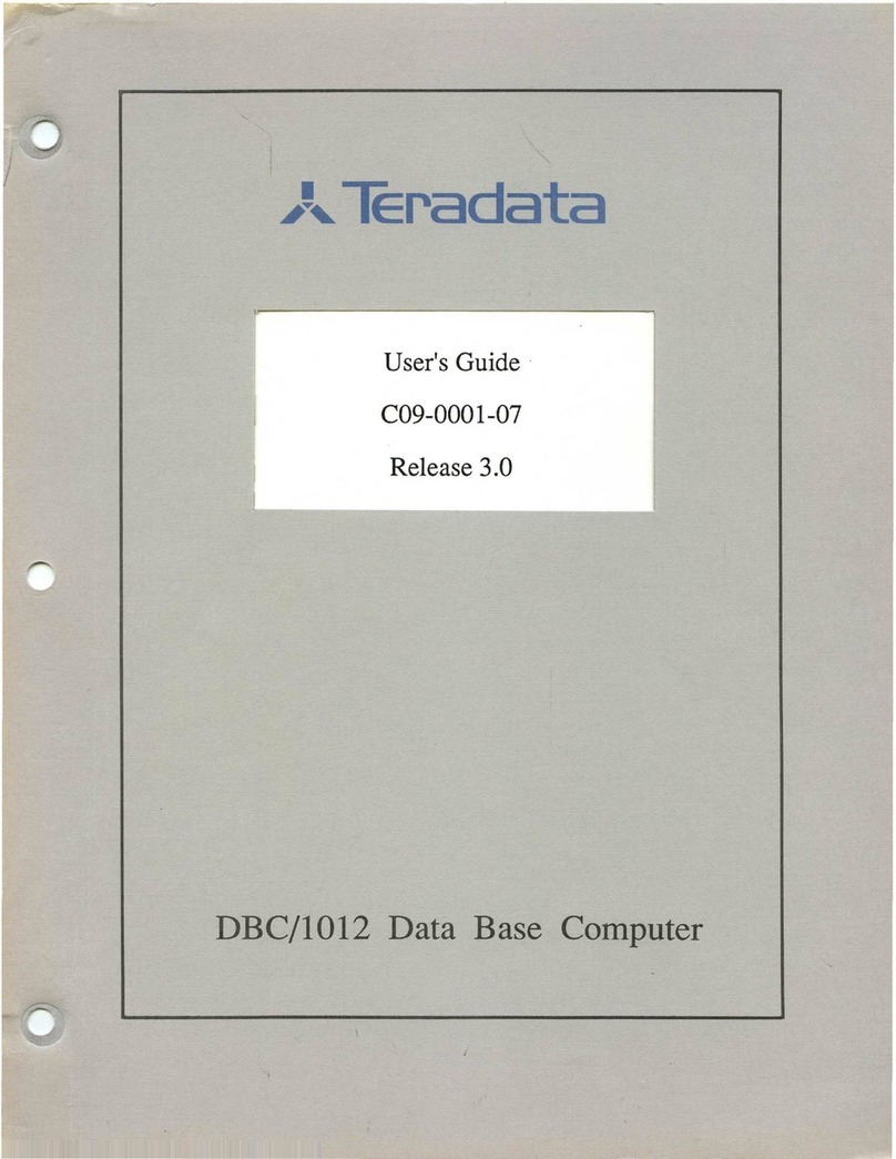 Teradata C09-0001-07 User manual
