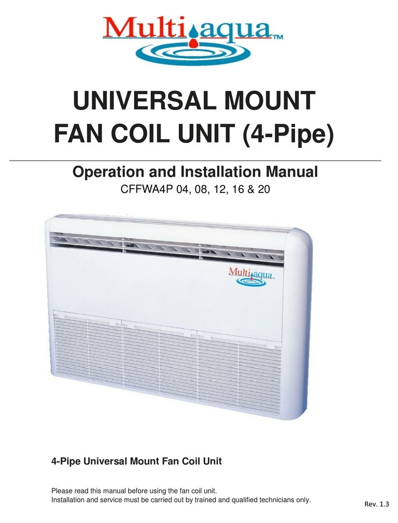 Multiaqua CFFWA4P 04 Operation and installation manual