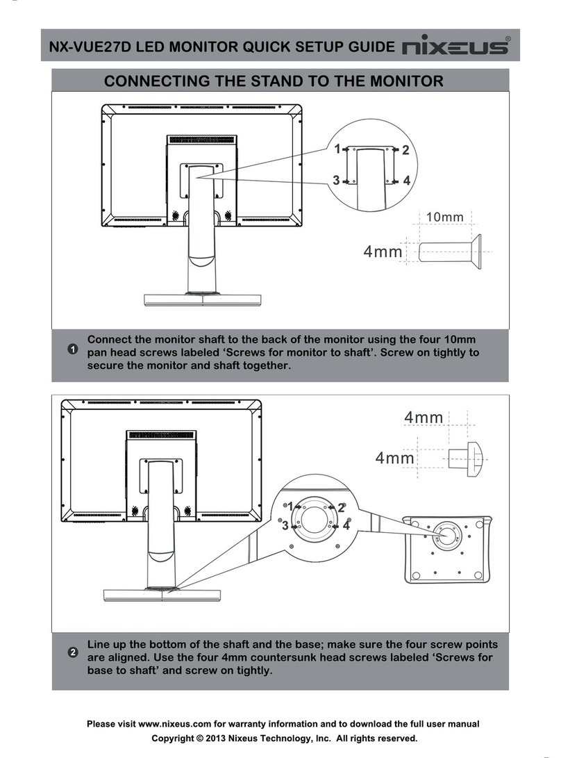 Nixeus NX-VUE27D User manual