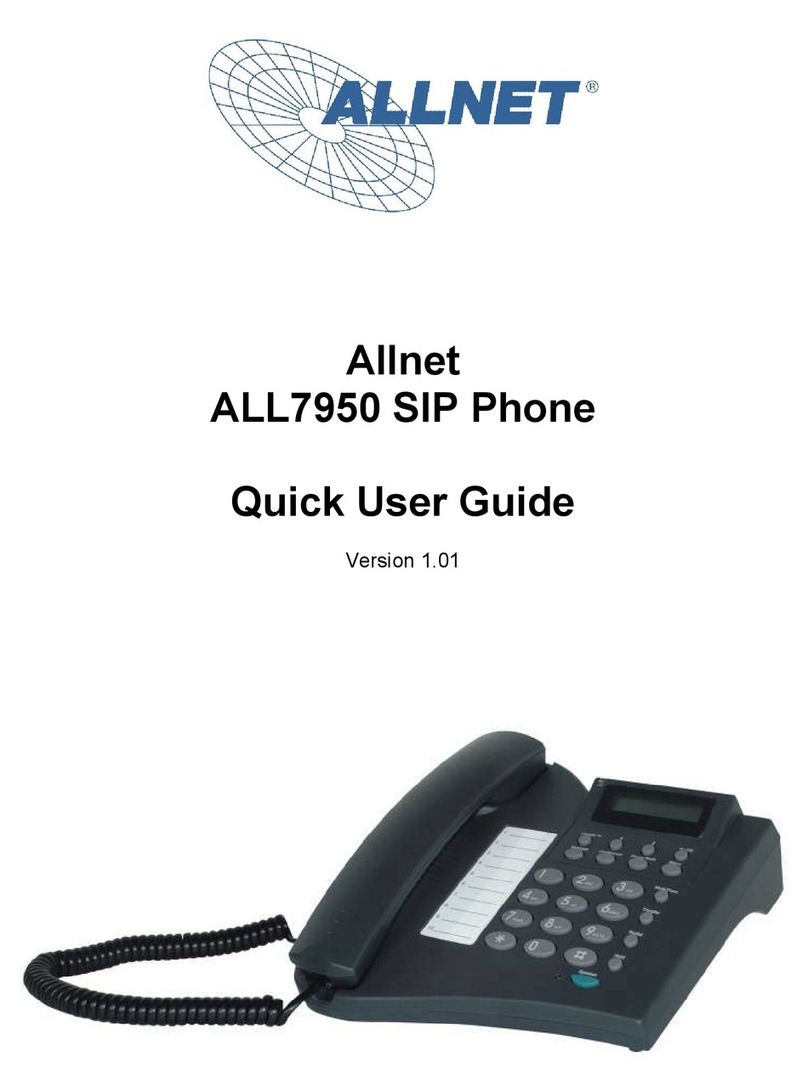 Allnet ALL7950 Quick user guide