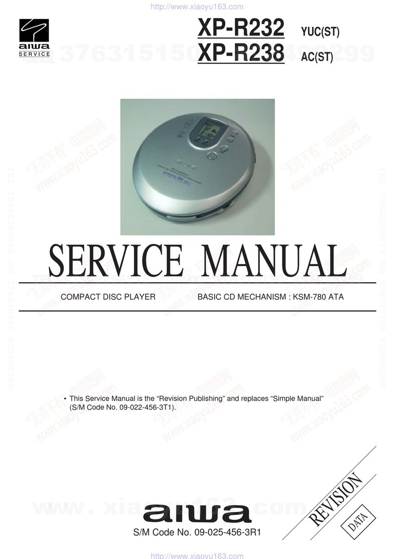 Aiwa XP-R232 User manual