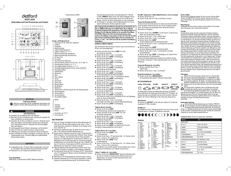 Dexford WSRC 2256 user manual