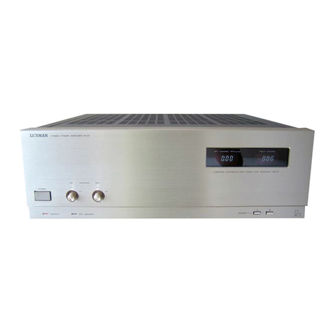 Luxman M-03 User manual