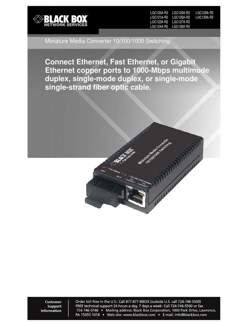 Black Box LGC120A-R2 User manual Black Box LGC120A-R2 User manual
