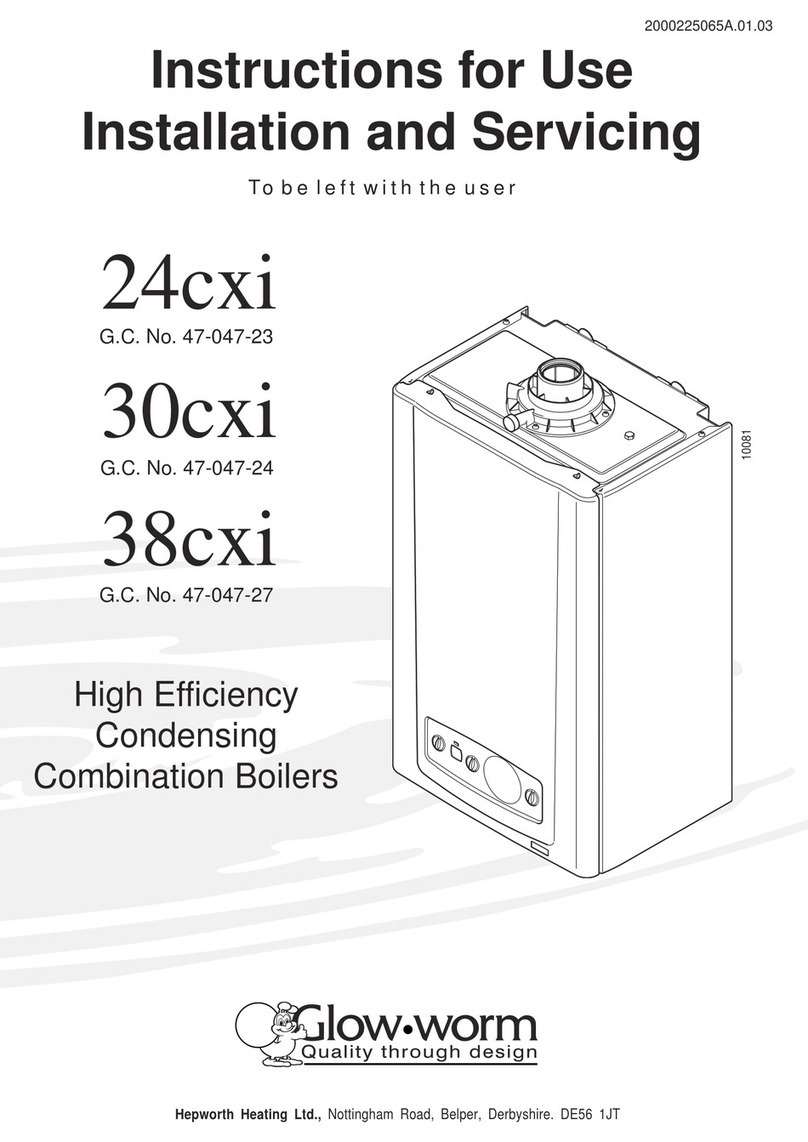Glowworm Ultracom 24cxi Operating manual