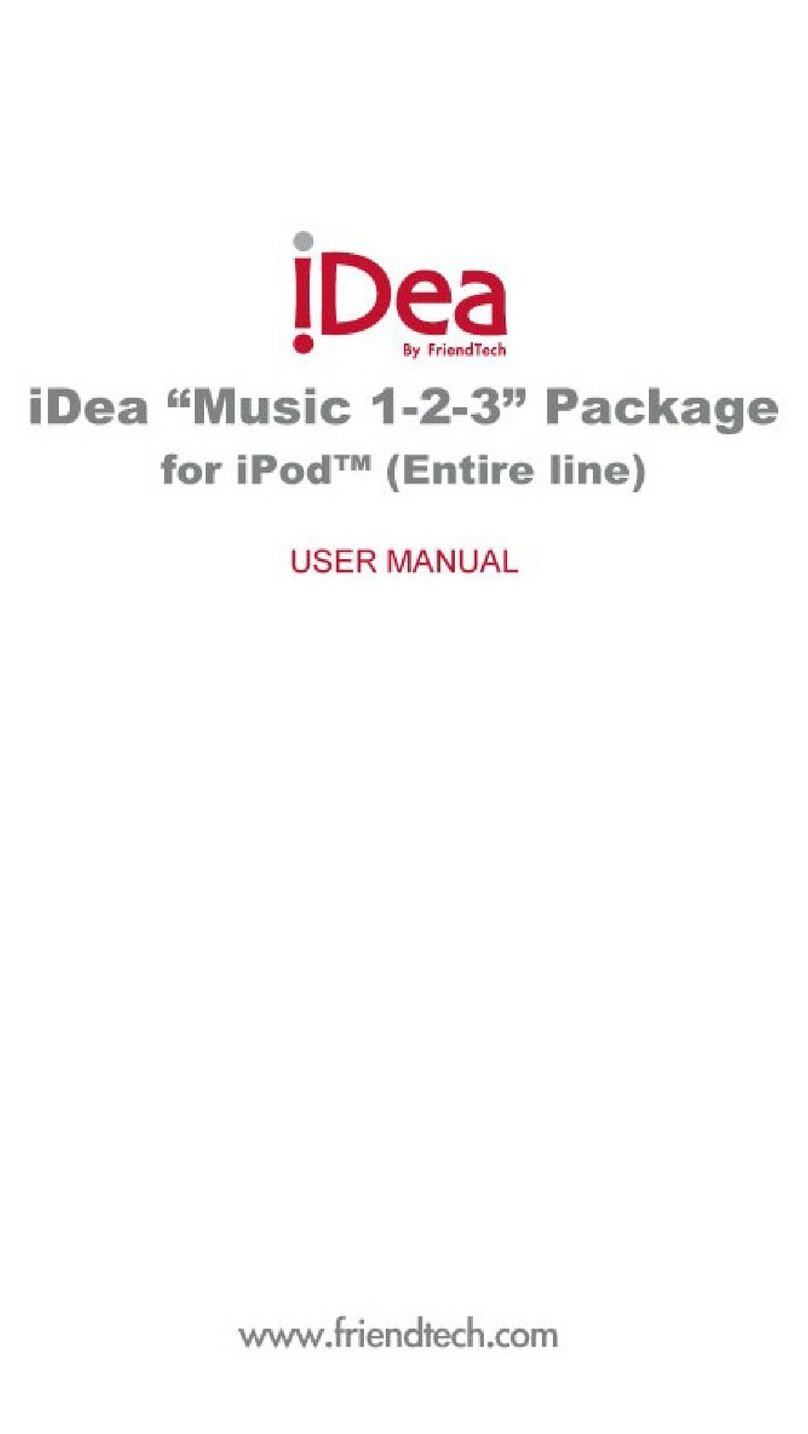 Idea Music 1-2-3 user manual