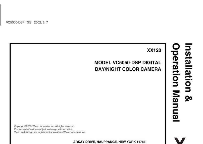 Vicon VC5050-DSP User manual