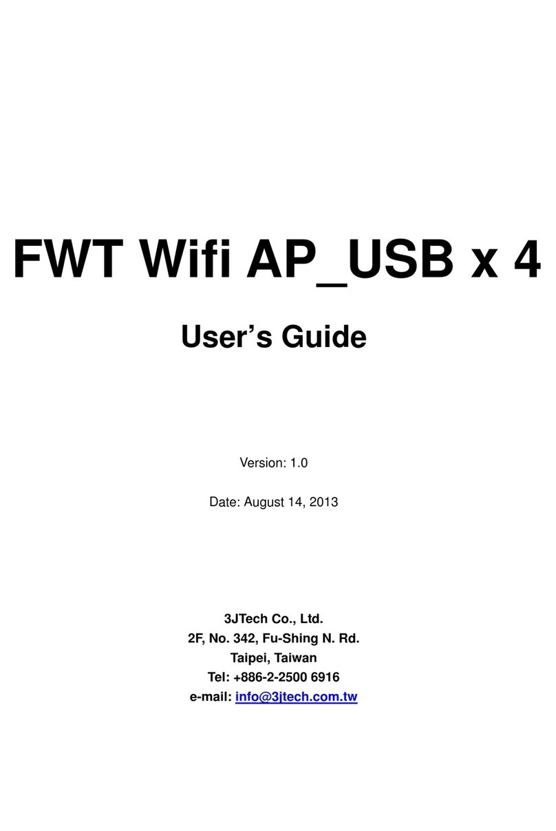 3Jtech FWT Wifi AP_USB x 4 user guide