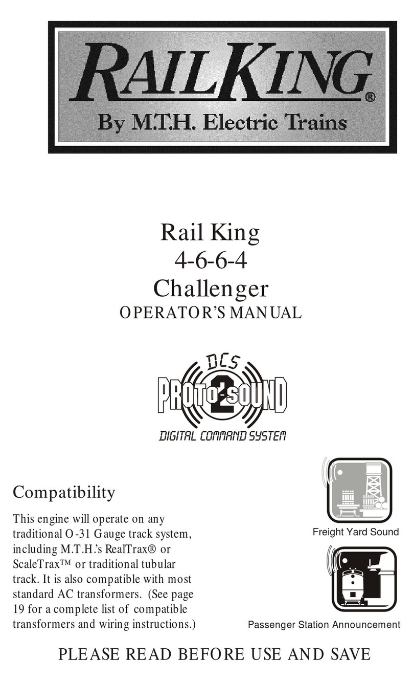 Rail King 4-6-6-4 Challenger Operator's manual
