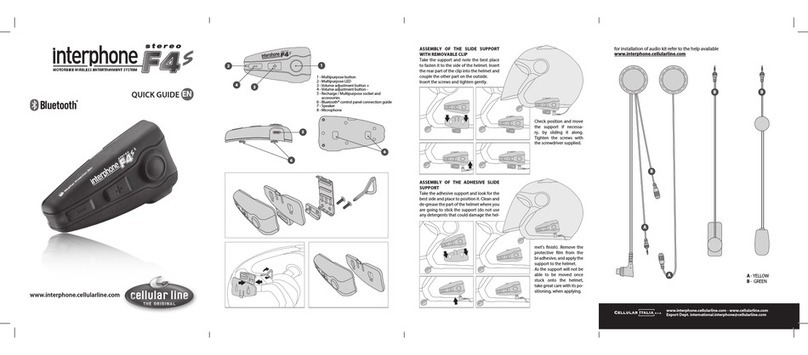Interphone stereo F4 S User manual
