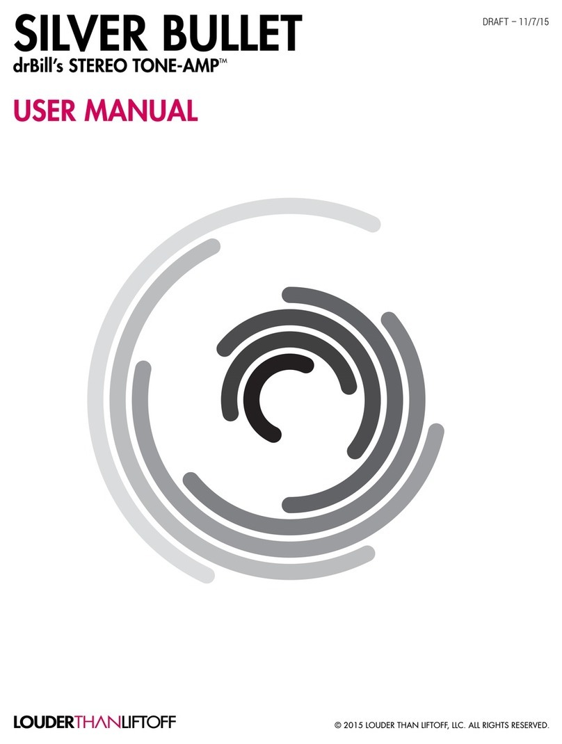 Louder Than Liftoff Silver Bullet user manual