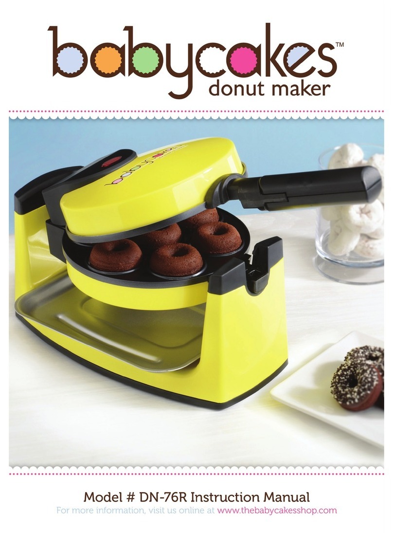 Babycakes DN-76R instruction manual