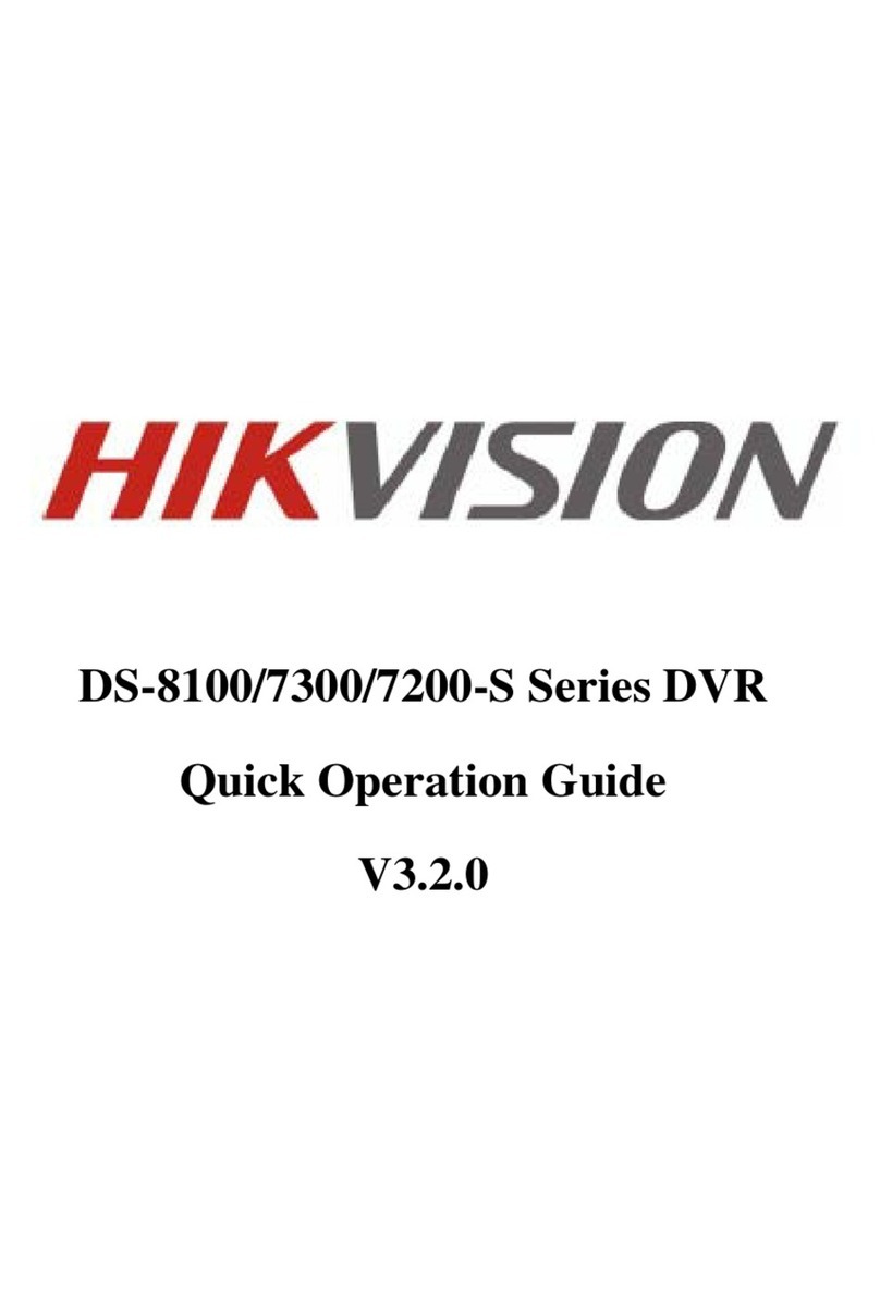 HIK VISION DS-8100-S Series Quick operation guide