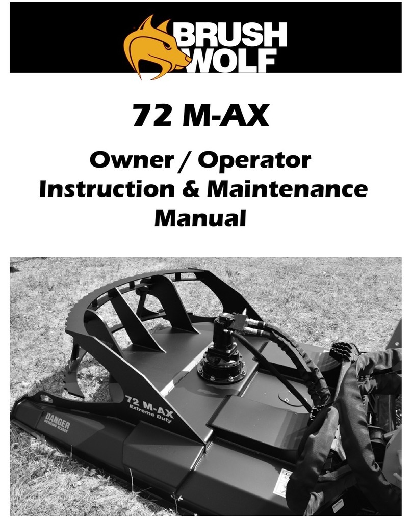 Brush Wolf 72 M-AX Instructions for use Brush Wolf 72 M-AX Instructions for use
