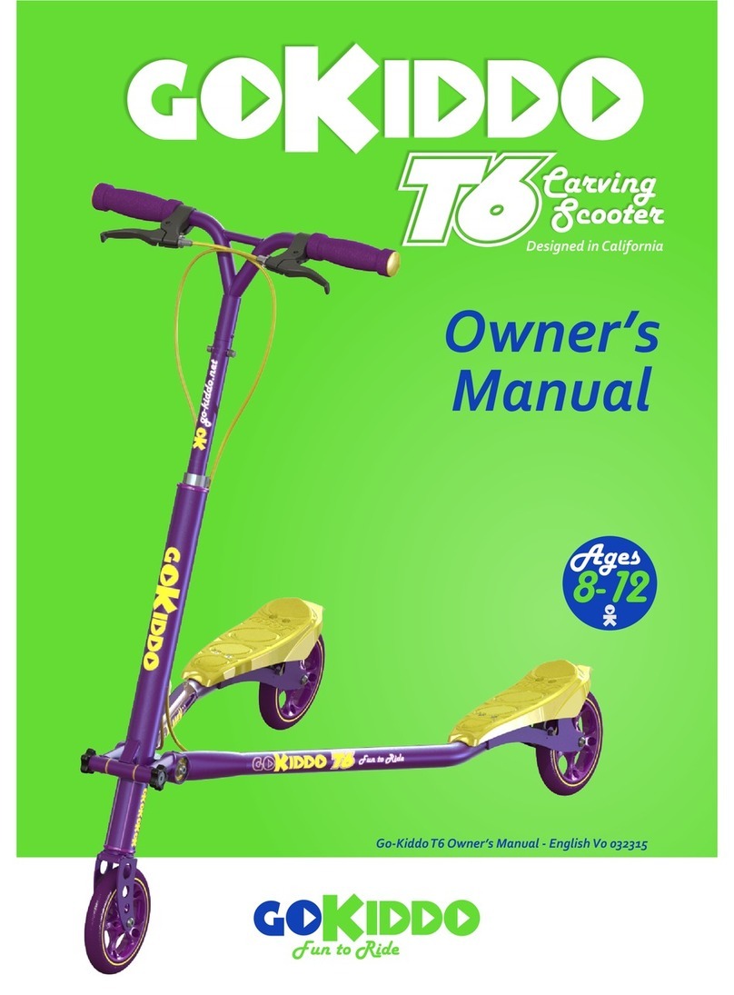 Go Kiddo T6 owner's manual