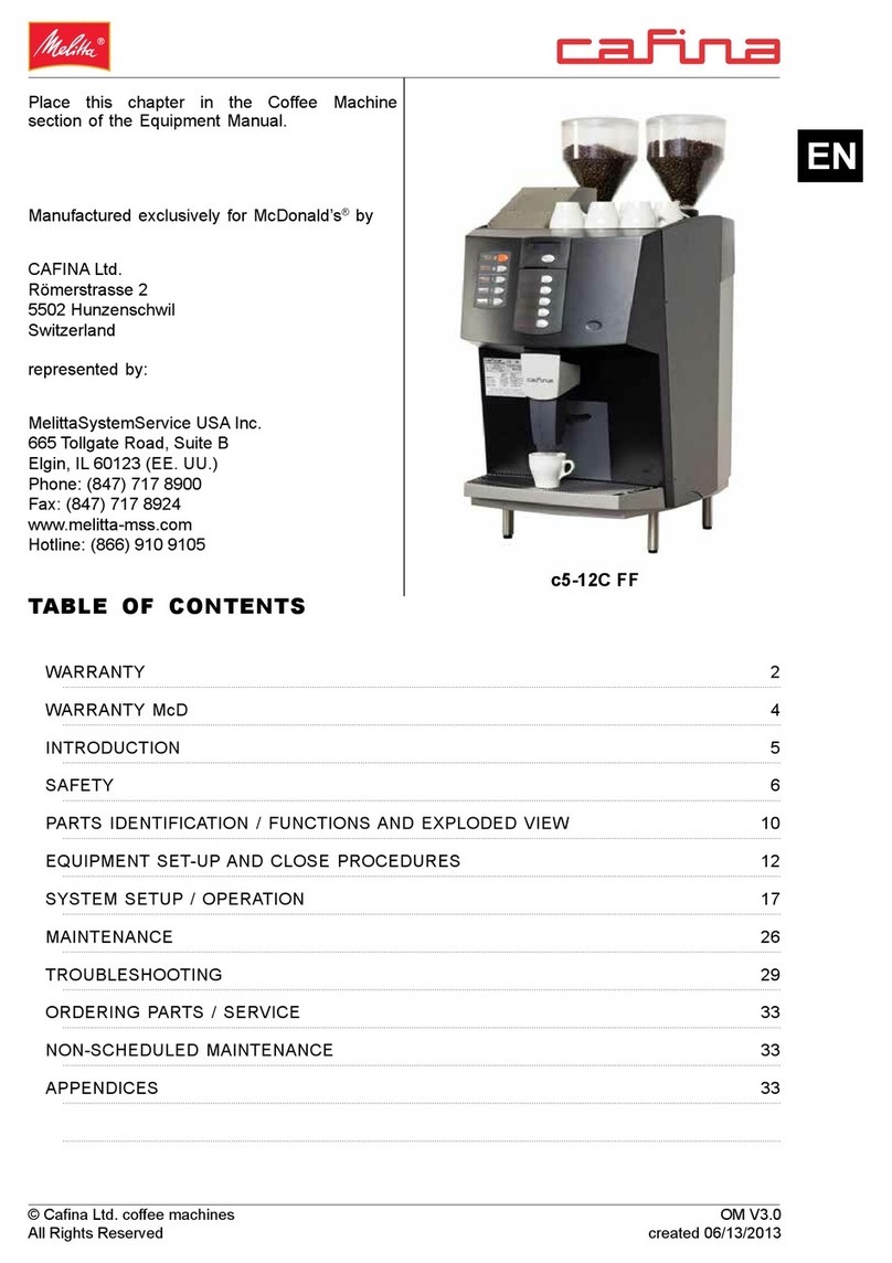 Melita Cafina c5-12C FF user manual