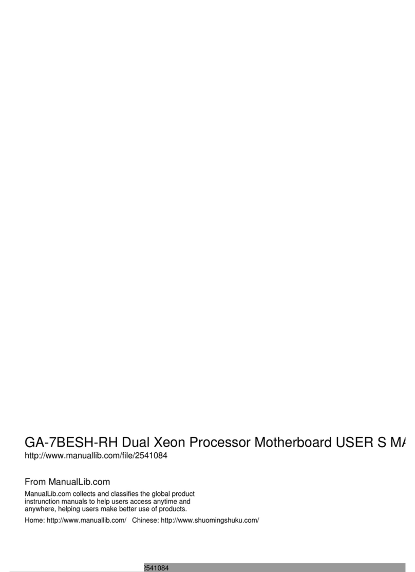 Gigabyte GA-7BESH-RH user manual