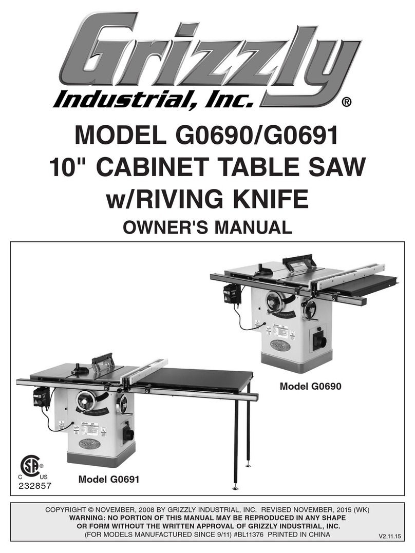 Grizzly G0690 owner's manual