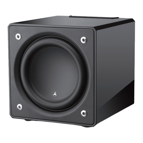 JL Audio e110 User manual