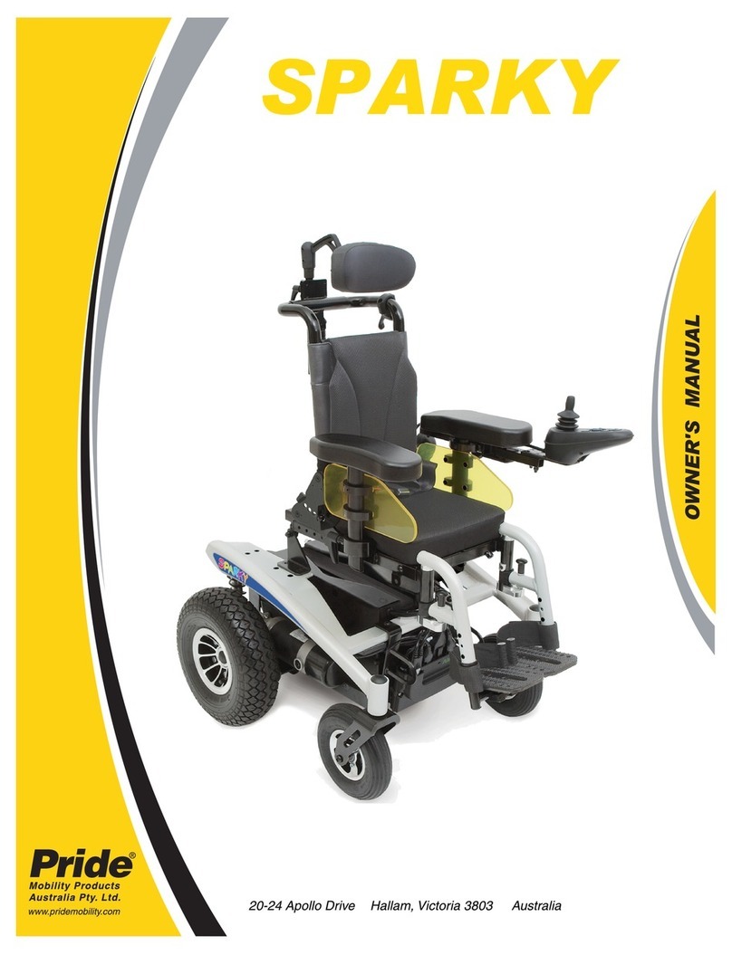 Pride Mobility SPARKY User manual