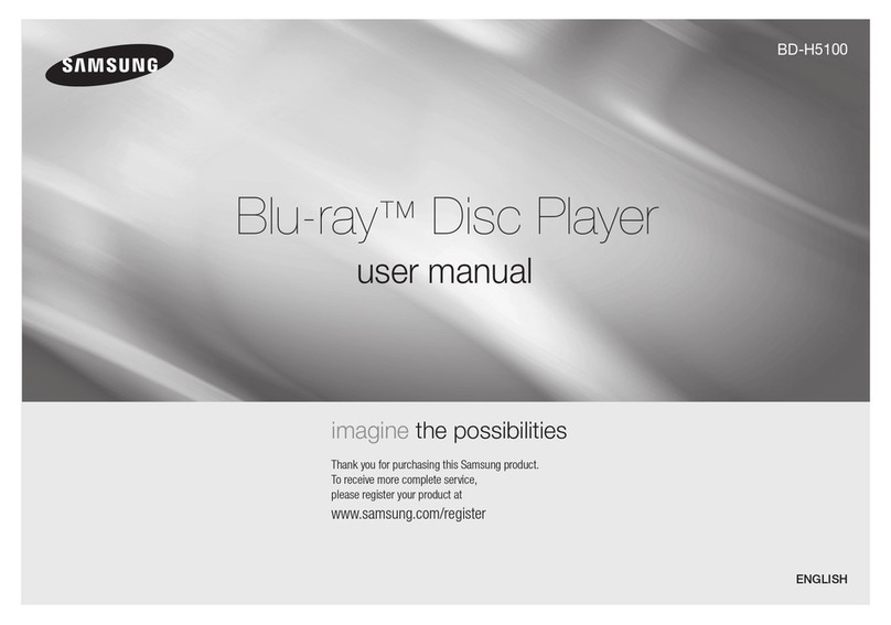 Samsung BD-H5100 user manual