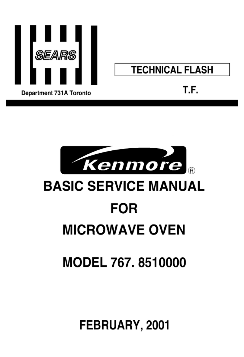 Kenmore 767.8510000 Basic service manual