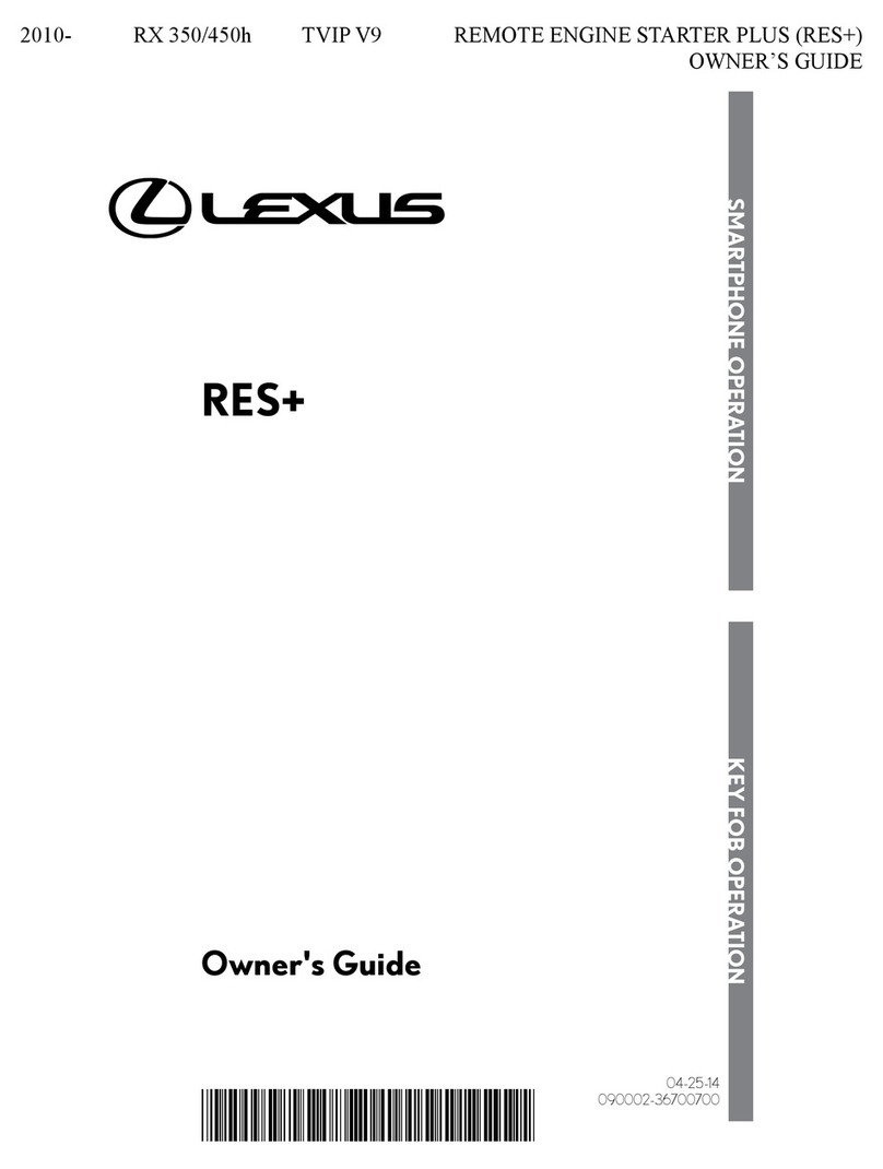 Lexus RES+ owner's guide