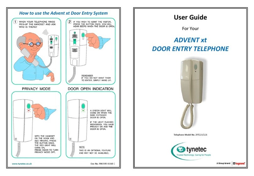 Tynetec Advent xt User manual Tynetec Advent xt User manual