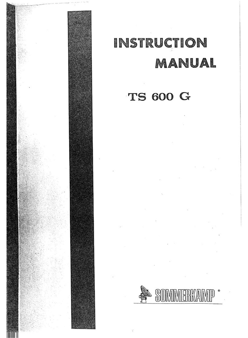 Sommerkamp TS 600 G instruction manual