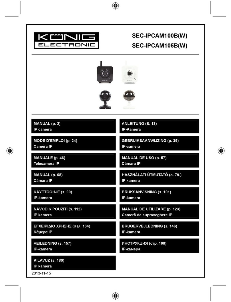 Konig SEC-IPCAM100B(W) User manual