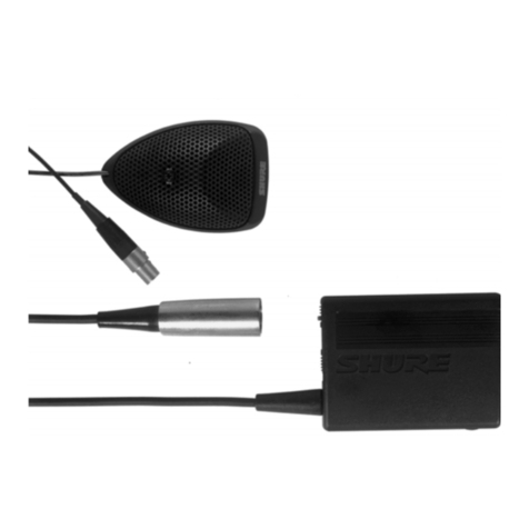 Shure Microflex MX391BP Series user guide