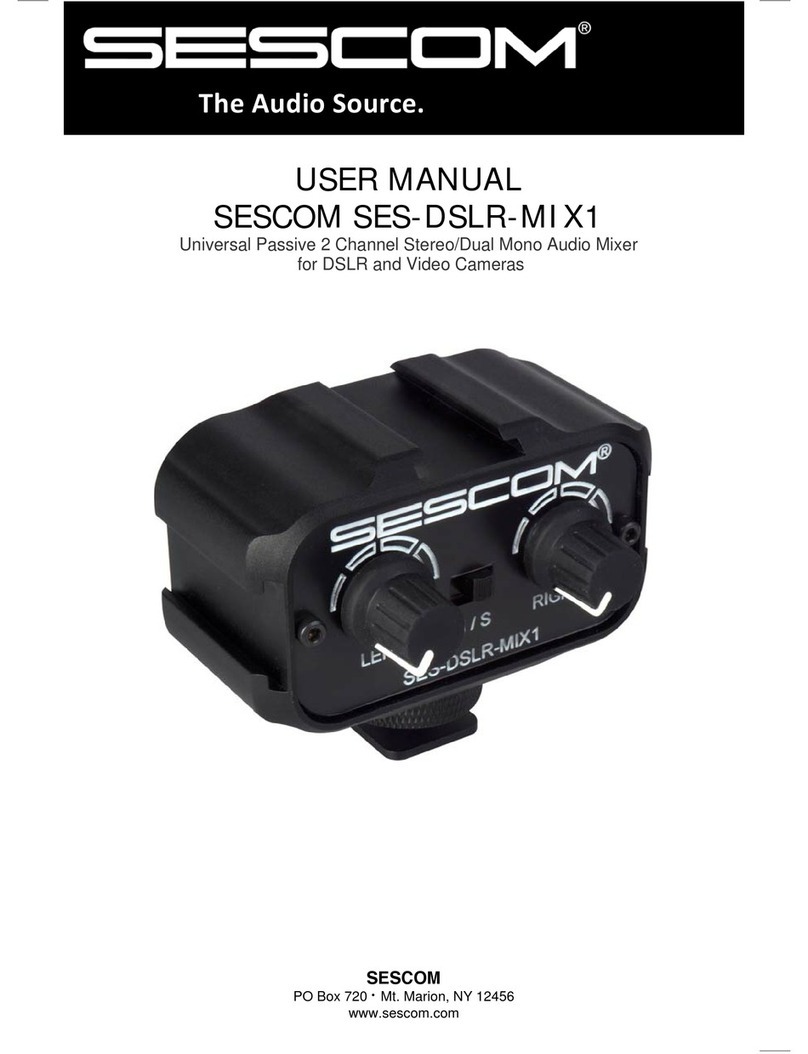 sescom SES-DSLR-MIX1 user manual