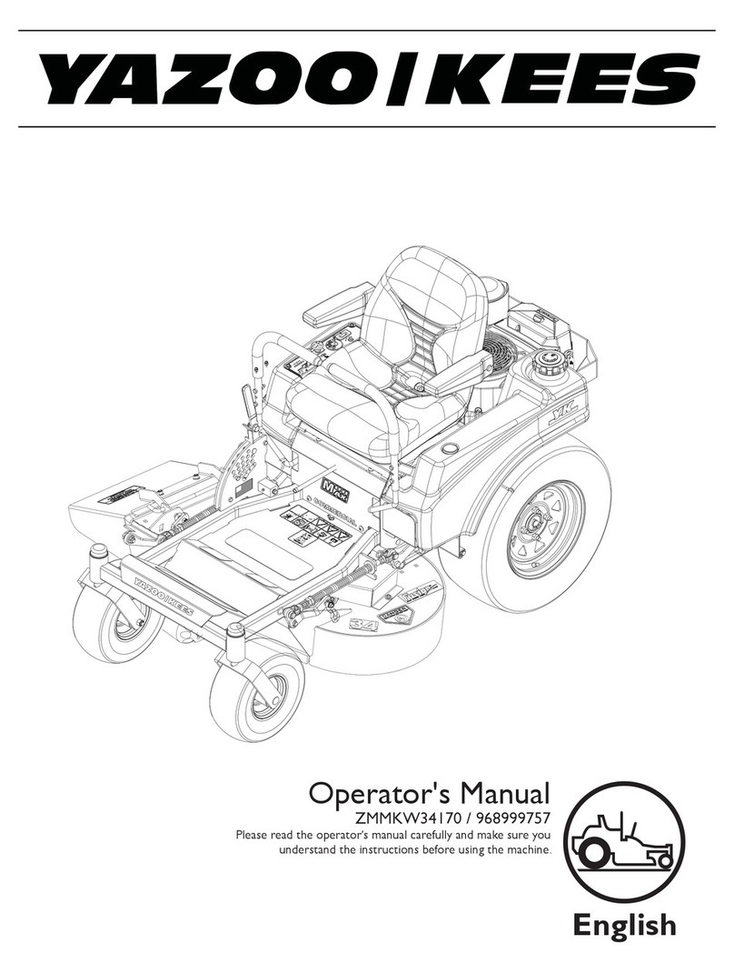Yazoo/Kees ZMMKW34170 User manual