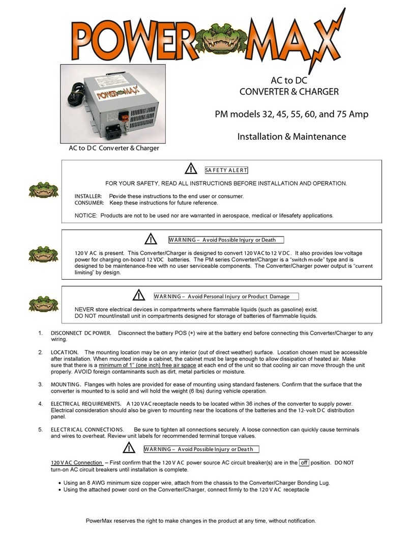 Power Max PM 32 Installation & maintenance