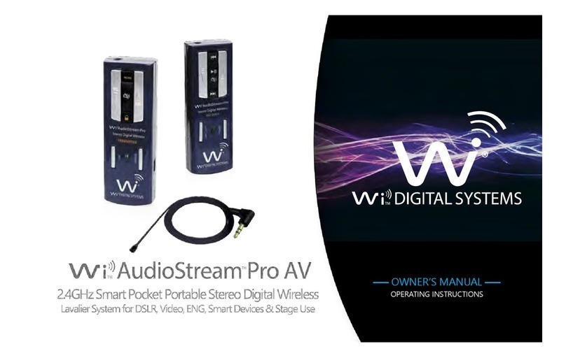 Wi Digital Systems AudioStream Pro AV owner's manual