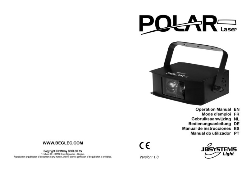 JB Systems Polar Operation manual
