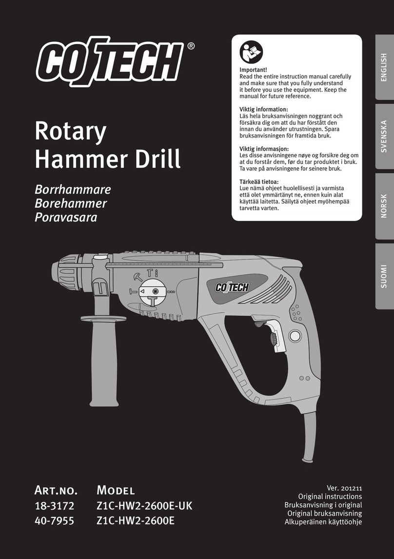CO/Tech Z1C-HW2-2600E User manual
