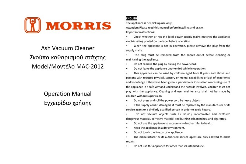 Morris MAC-2012 Operation manual