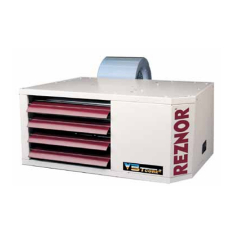 Reznor UDBP Installation & operation