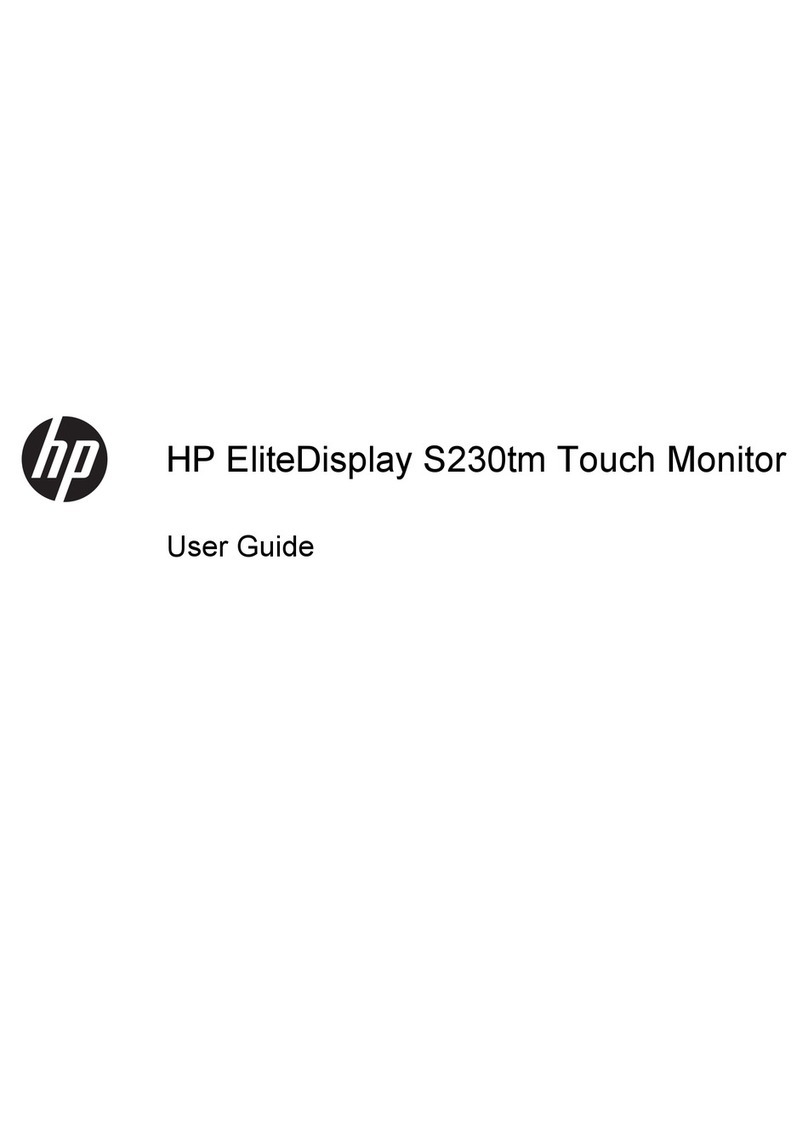 HP EliteDisplay S230tm User manual