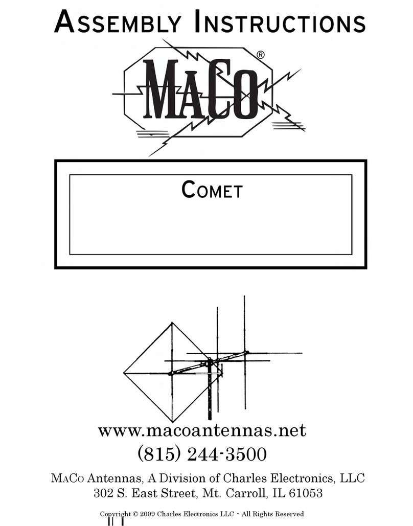 Maco Antennas Comet User manual