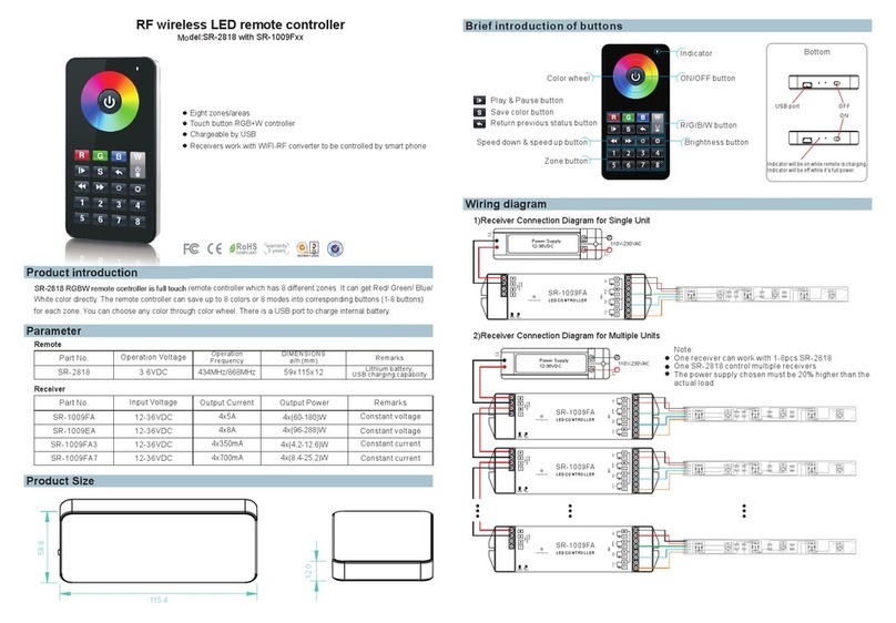 RF SR-2818 instruction manual