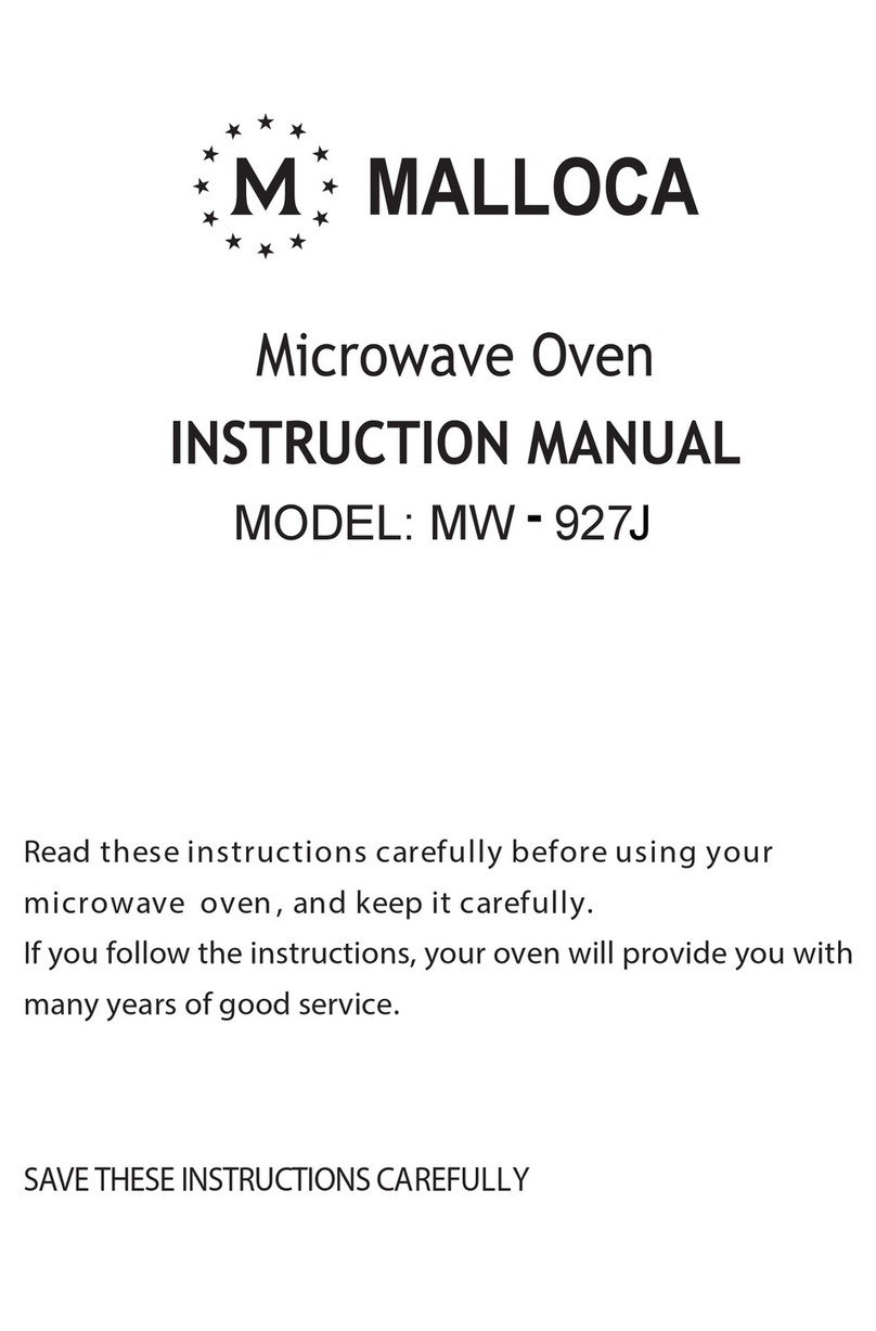 Malloca MW-927J instruction manual