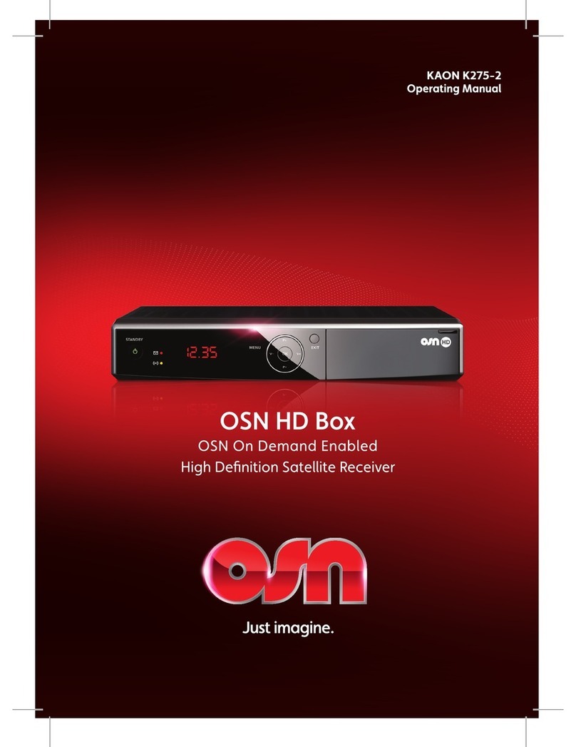 OSN KAON K275-2 operating manual
