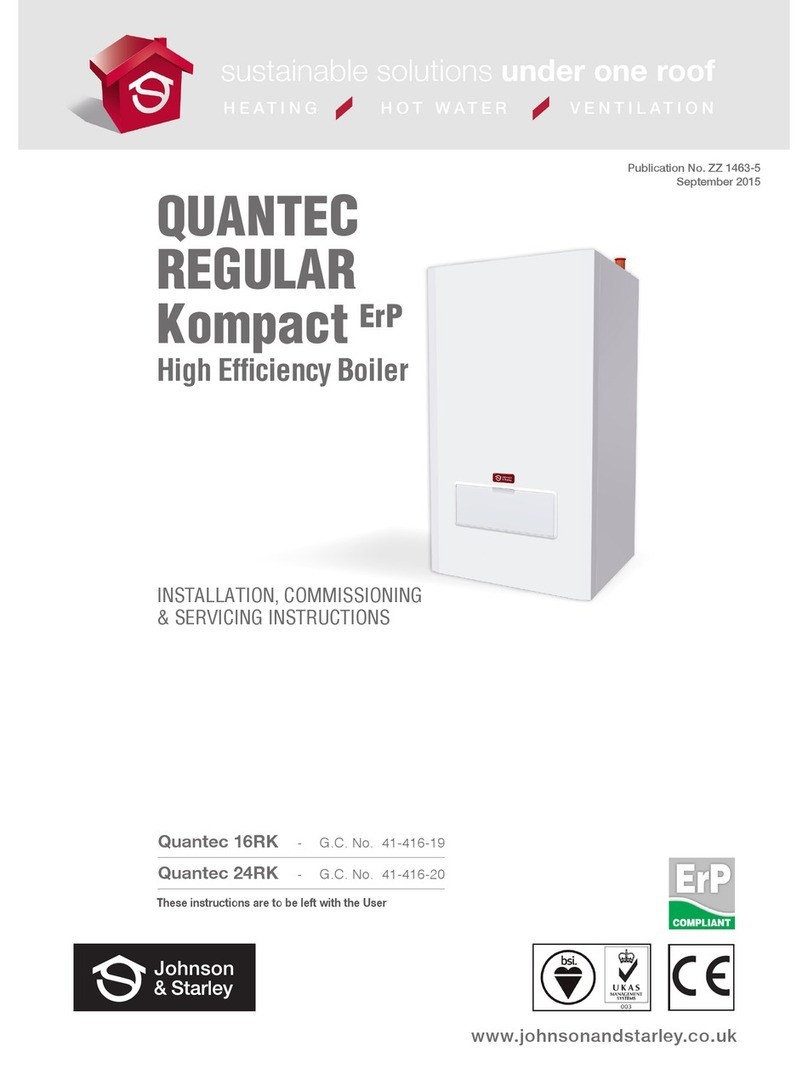 Johnson & Starley Quantec 16RK User guide