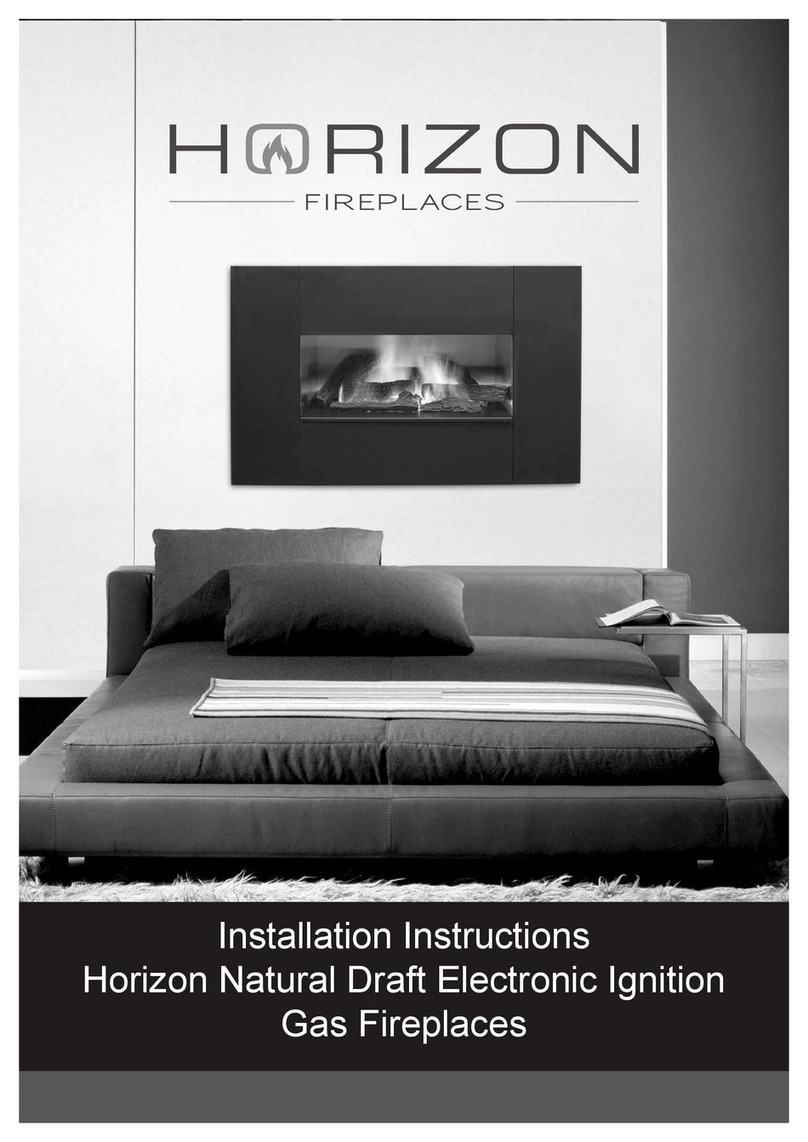 Horizon Fireplaces 700 Low Line 700 Mk2 Pebble installation instructions Horizon Fireplaces 700 Low Line 700 Mk2 Pebble installation instructions