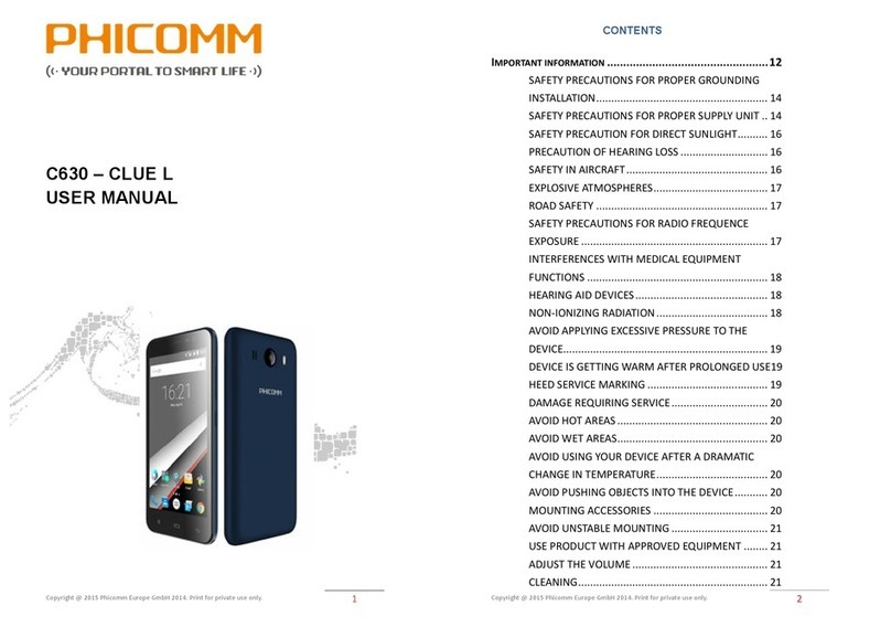 PHICOMM C630 CLUE L User manual