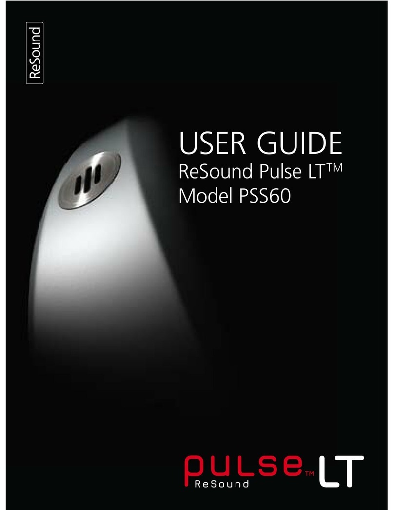 ReSound Pulse LT PSS60 user guide